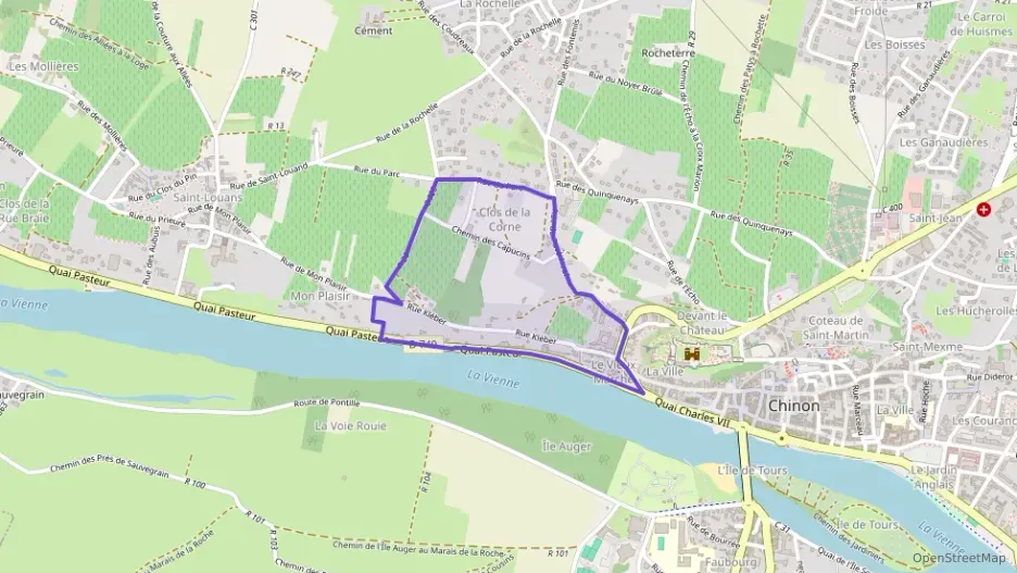 Appartement 46 m² deux pieces à vendre à Chinon