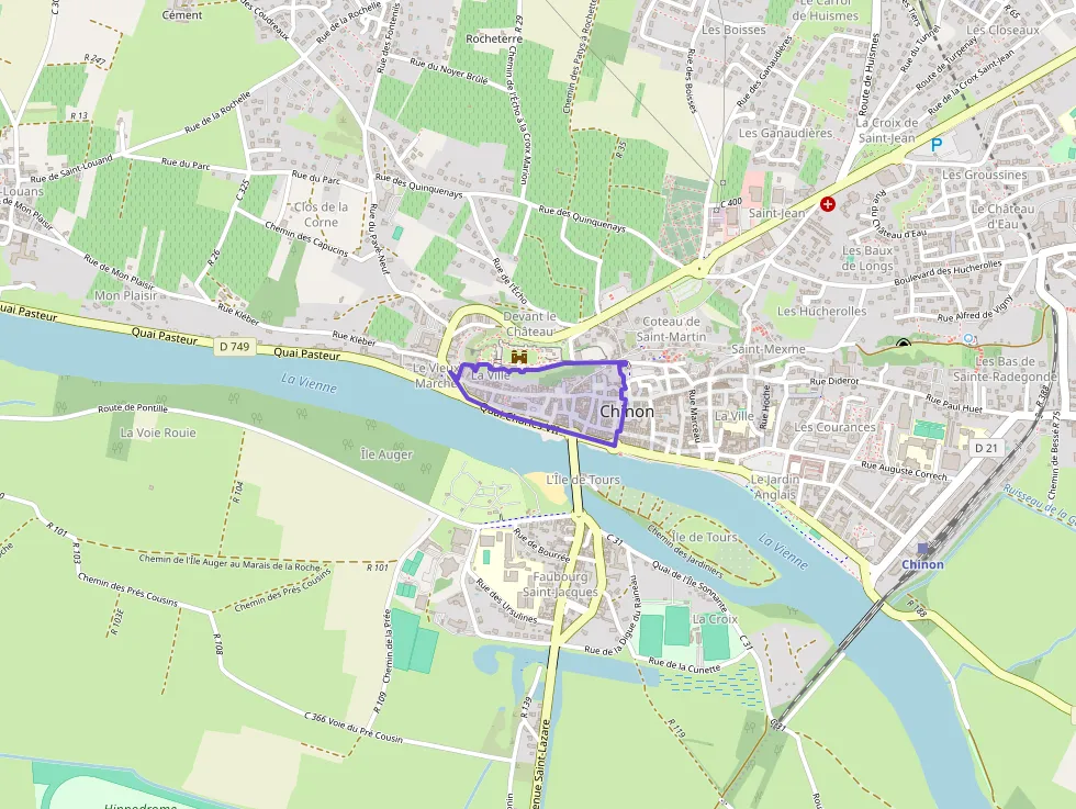 Appartement 47 m² deux pieces à vendre à Chinon