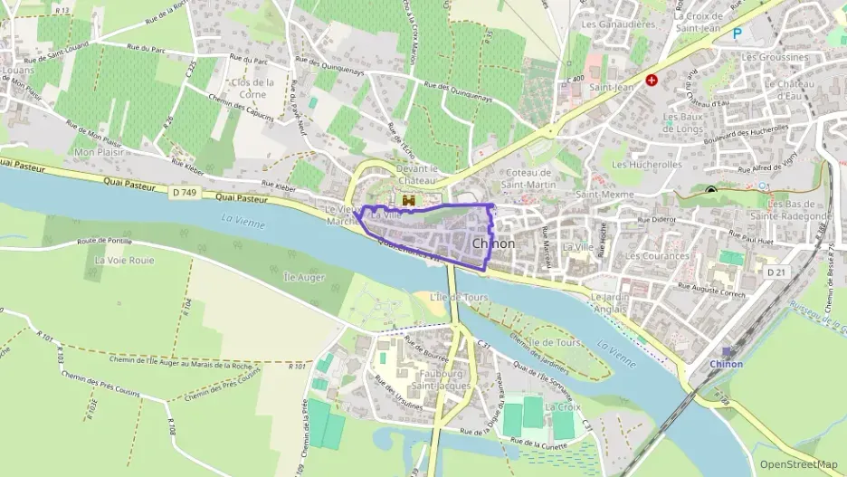 Appartement 47 m² deux pieces à vendre à Chinon Appartement 47 m² deux pieces à vendre à Chinon