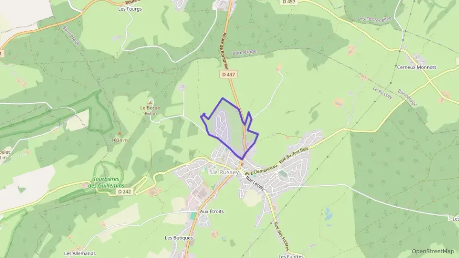 Appartement 104 m² trois pièces à vendre à Le Russey Appartement 104 m² trois pièces à vendre à Le Russey