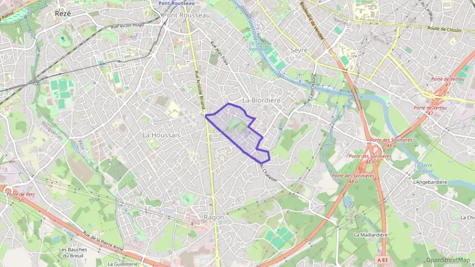 Appartement 63 m² trois pièces à vendre à Rezé