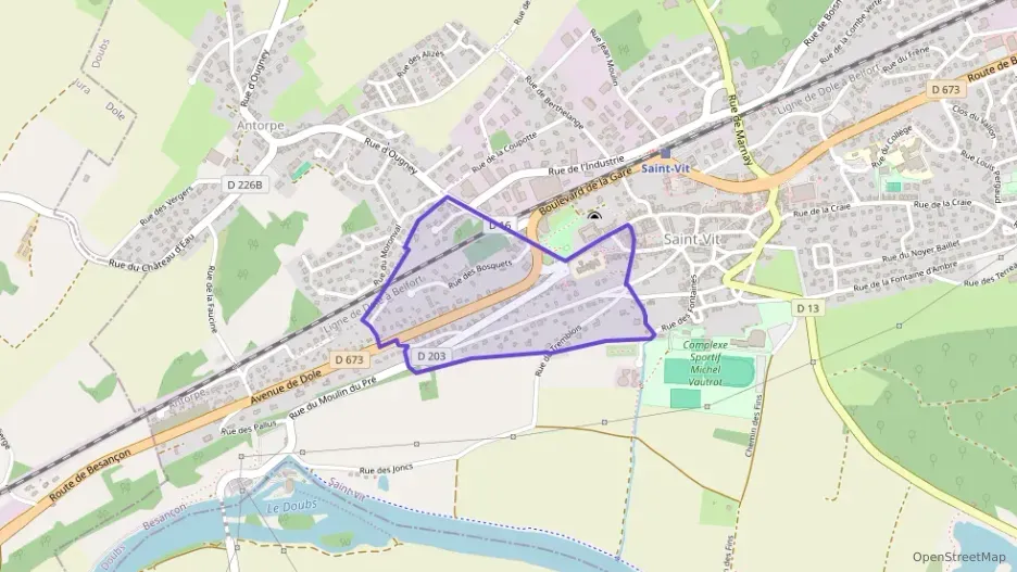 Appartement 53 m² trois pièces à vendre à Saint-Vit