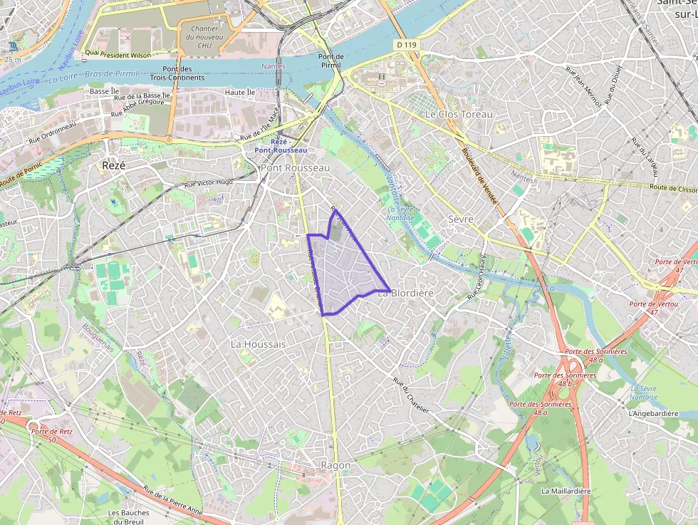 Appartement 60 m² deux pieces à vendre à Rezé