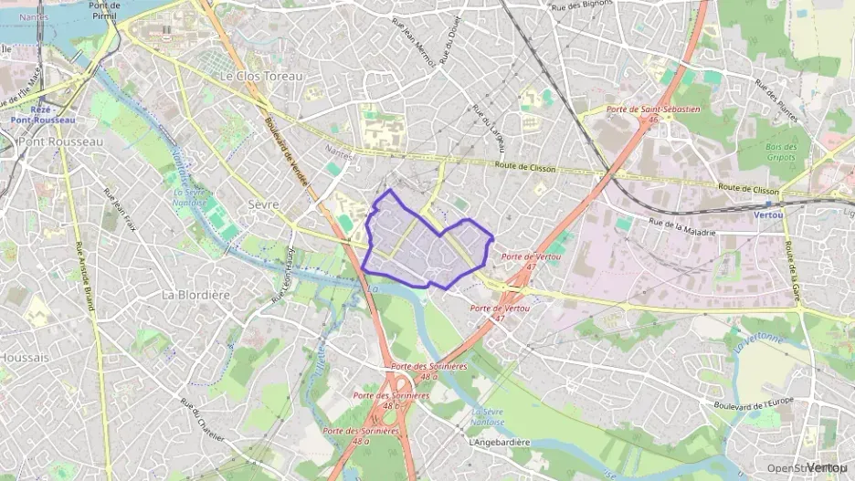 Appartement 60 m² trois pièces à vendre à Vertou