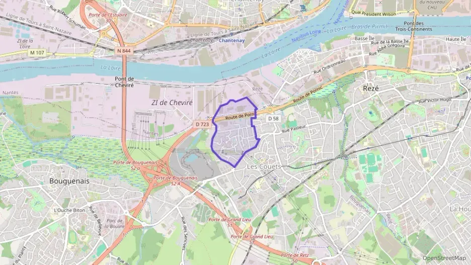 Appartement 64 m² trois pièces à vendre à Bouguenais
