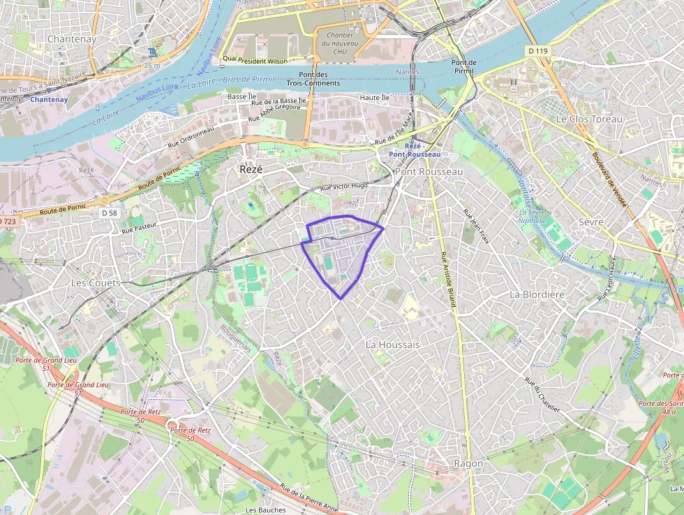 Appartement 45 m² deux pieces à vendre à Rezé