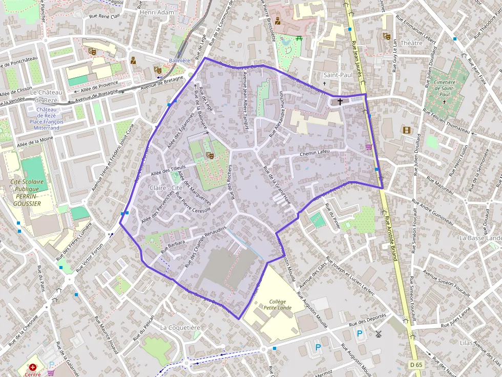 Appartement 59 m² trois pièces à vendre à Rezé