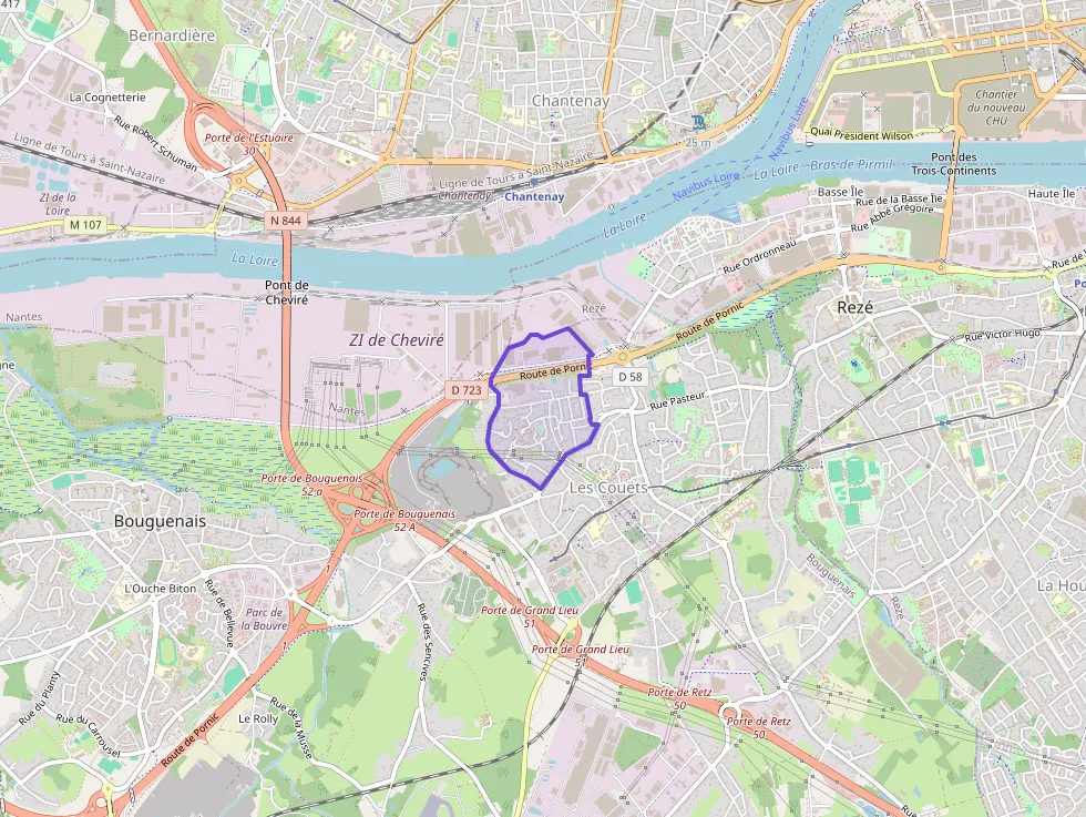 Appartement 61 m² trois pièces à vendre à Bouguenais