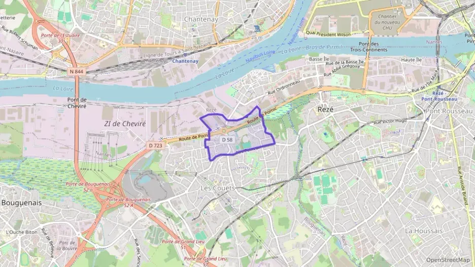 Appartement 86 m² trois pièces à vendre à Bouguenais