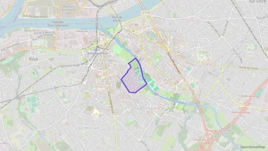 Appartement 73 m² trois pièces à vendre à Rezé