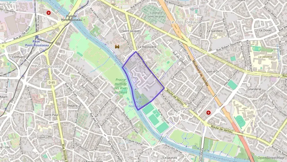 Appartement 55 m² deux pieces à vendre à Nantes