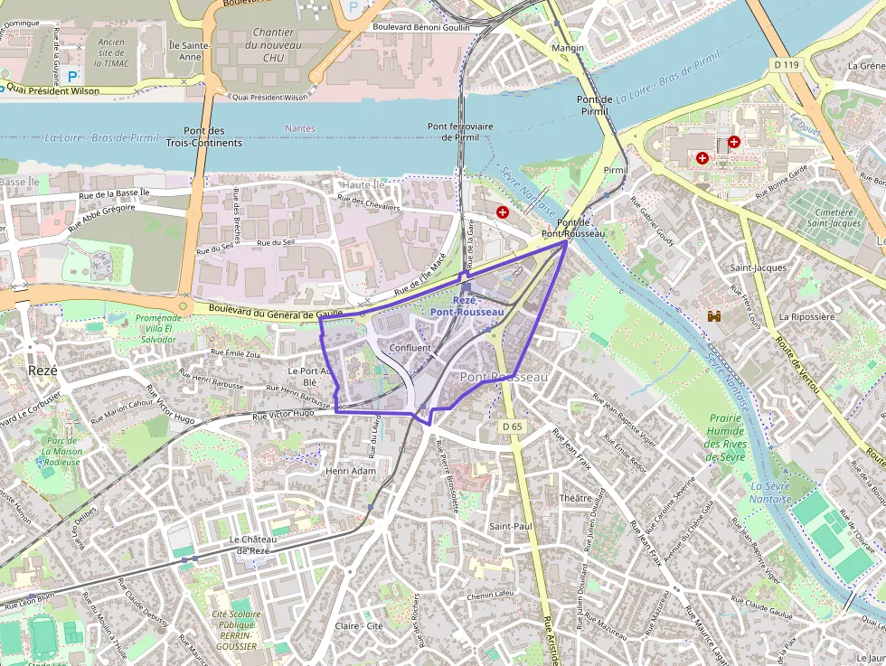 Appartement 55 m² deux pieces à vendre à Rezé