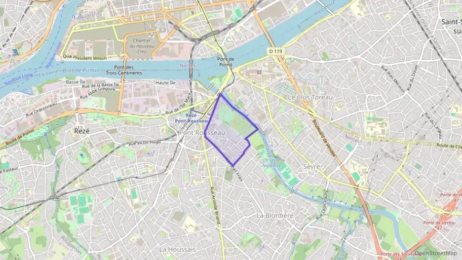Appartement 78 m² trois pièces à vendre à Rezé