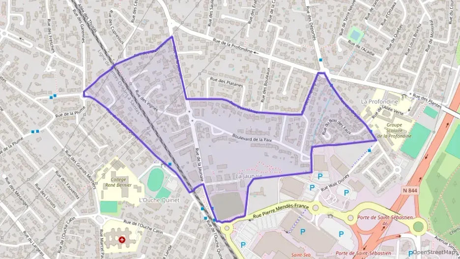 Appartement 45 m² deux pieces à vendre à Saint-Sébastien-sur-Loire