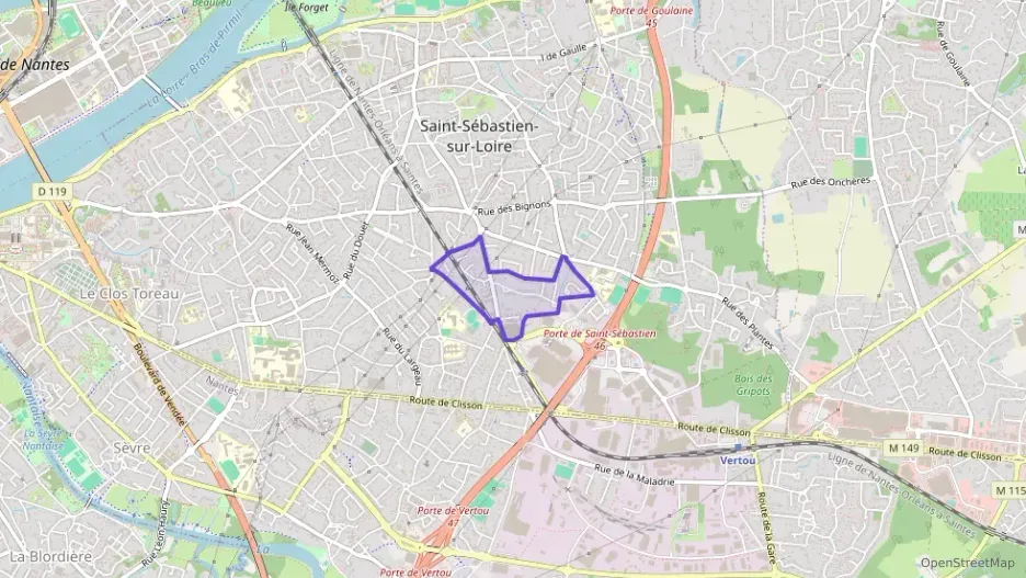 Appartement 45 m² deux pieces à vendre à Saint-Sébastien-sur-Loire Appartement 45 m² deux pieces à vendre à Saint-Sébastien-sur-Loire