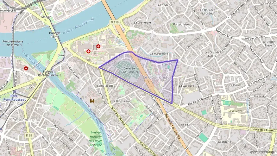 Appartement 57 m² trois pièces à vendre à Nantes