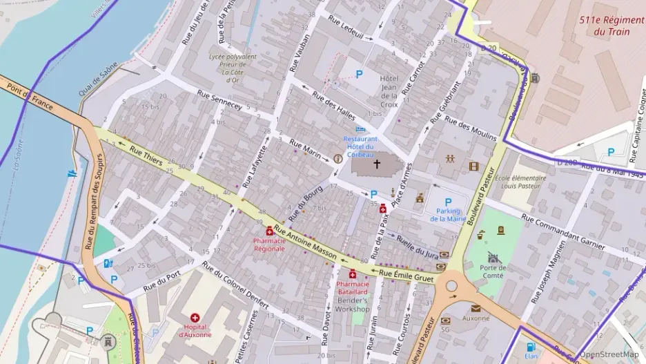 Appartement 76 m² quatre pièces à vendre à Auxonne