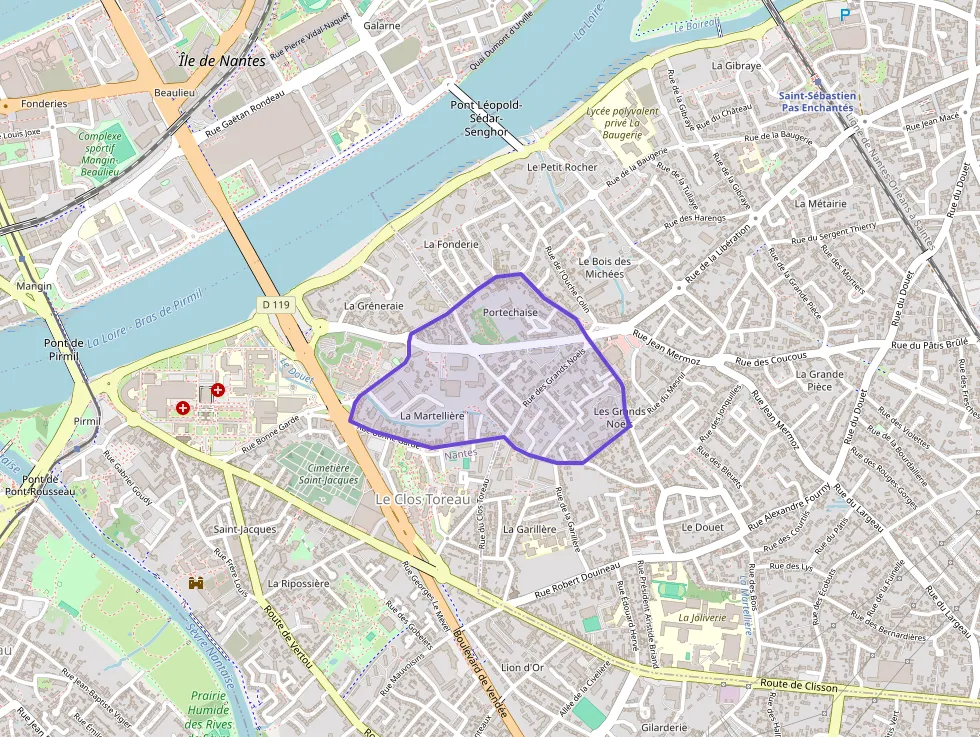 Appartement 42 m² deux pieces à vendre à Saint-Sébastien-sur-Loire