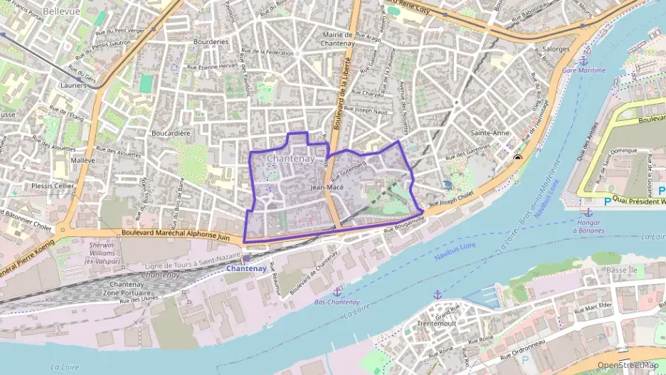 Appartement 55 m² deux pieces à vendre à Nantes