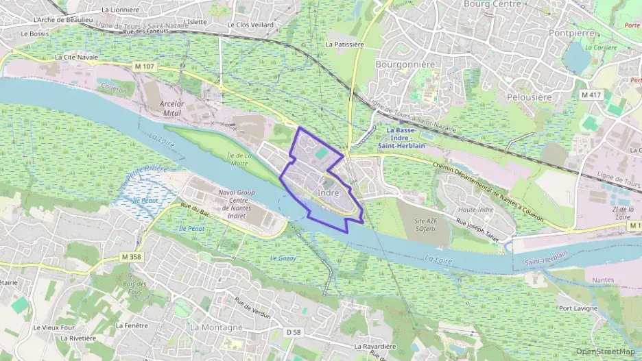 Appartement 63 m² trois pièces à vendre à Indre