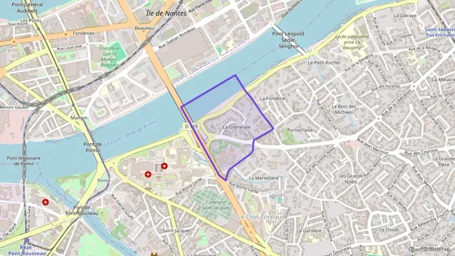 Appartement 44 m² deux pieces à vendre à Nantes