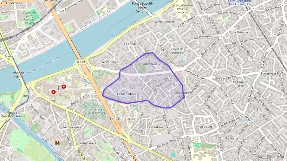 Appartement 54 m² deux pieces à vendre à Saint-Sébastien-sur-Loire