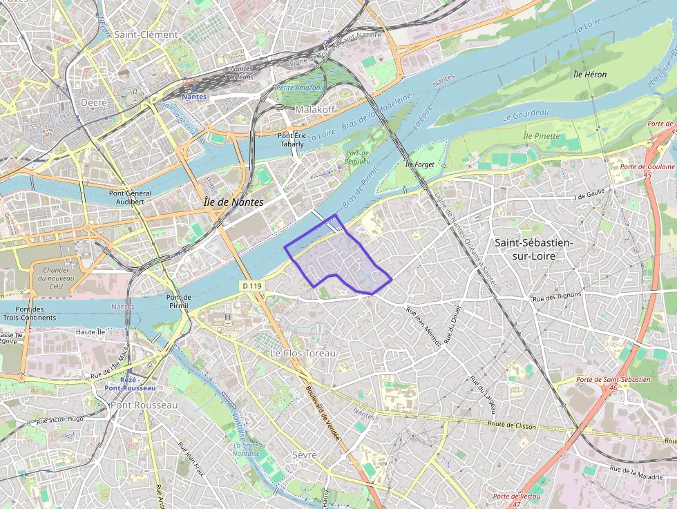 Appartement 34 m² une piece à vendre à Saint-Sébastien-sur-Loire