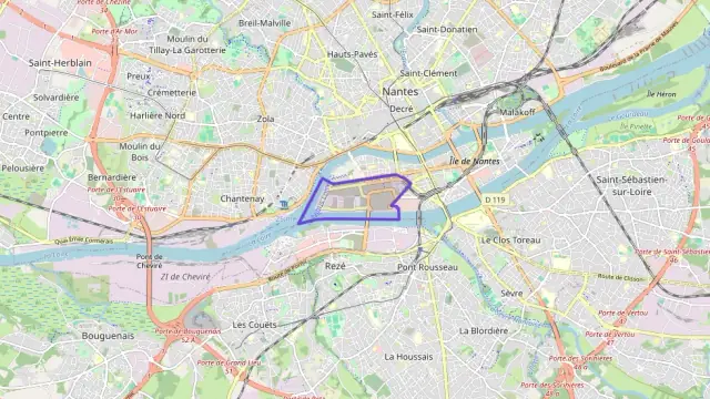 Appartement 50 m² trois pièces à vendre à Nantes