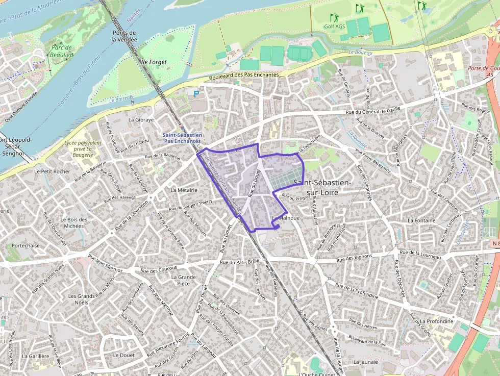 Appartement 96 m² quatre pièces à vendre à Saint-Sébastien-sur-Loire