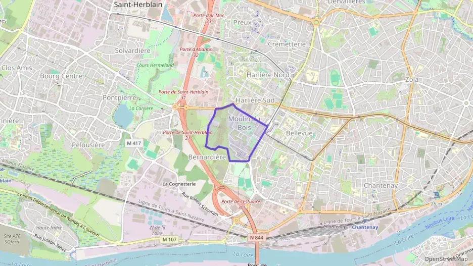 Appartement 68 m² trois pièces à vendre à Saint-Herblain
