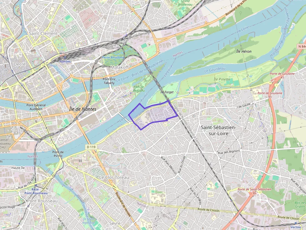 Appartement 83 m² quatre pièces à vendre à Saint-Sébastien-sur-Loire