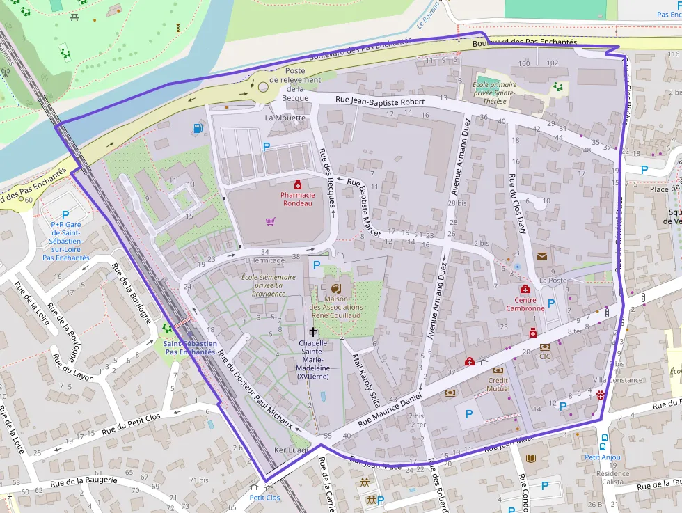 Appartement 73 m² trois pièces à vendre à Saint-Sébastien-sur-Loire