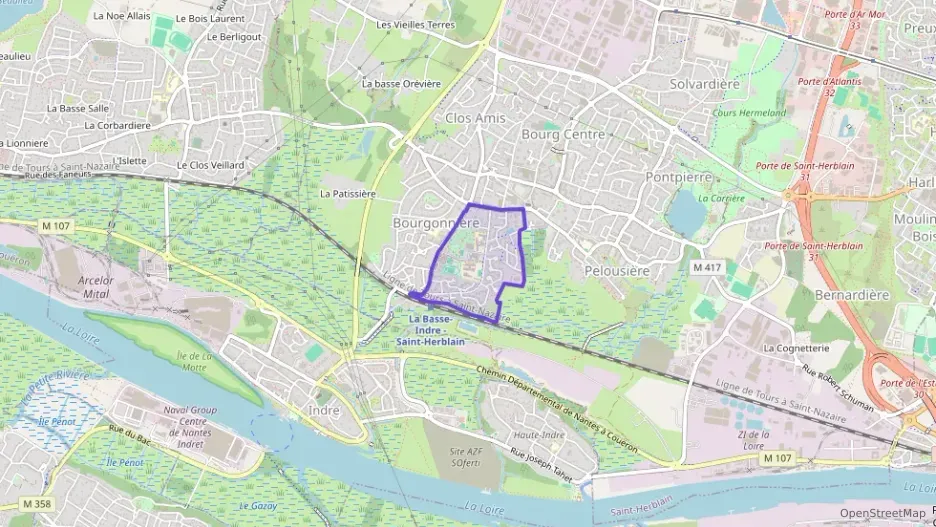 Appartement 66 m² trois pièces à vendre à Saint-Herblain