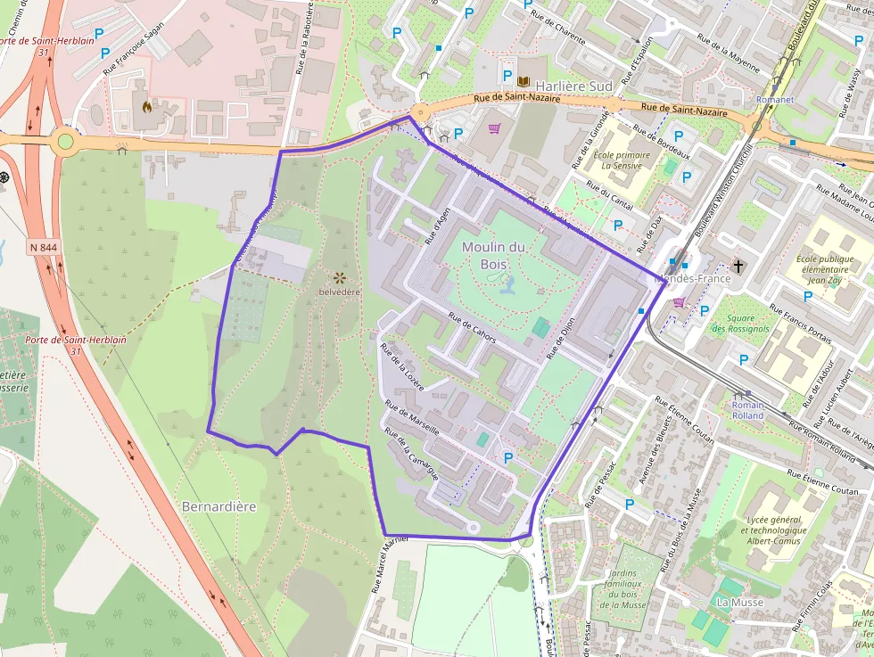 Appartement 92 m² 5 pièces à vendre à Saint-Herblain