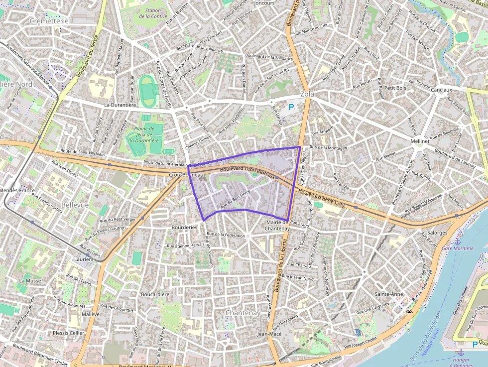 Appartement 60 m² quatre pièces à vendre à Nantes