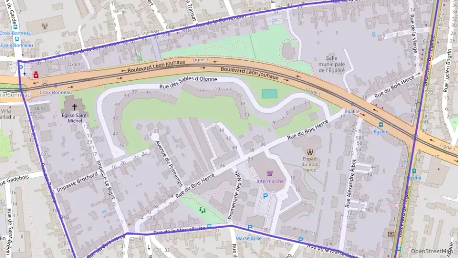 Appartement 90 m² quatre pièces à vendre à Nantes