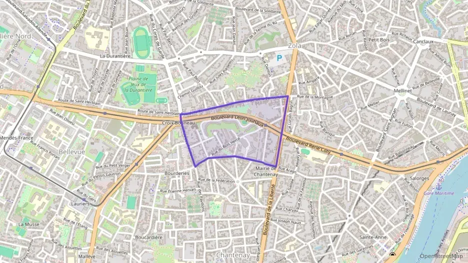 Appartement 90 m² quatre pièces à vendre à Nantes