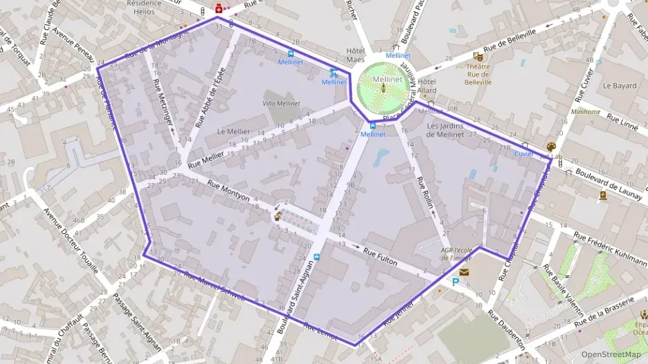 Appartement 63 m² deux pieces à vendre à Nantes