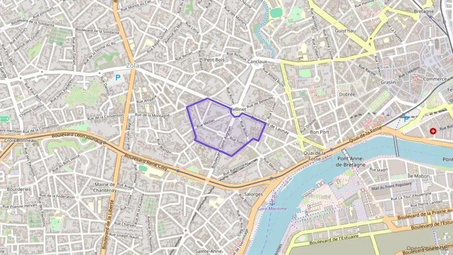 Appartement 63 m² deux pieces à vendre à Nantes