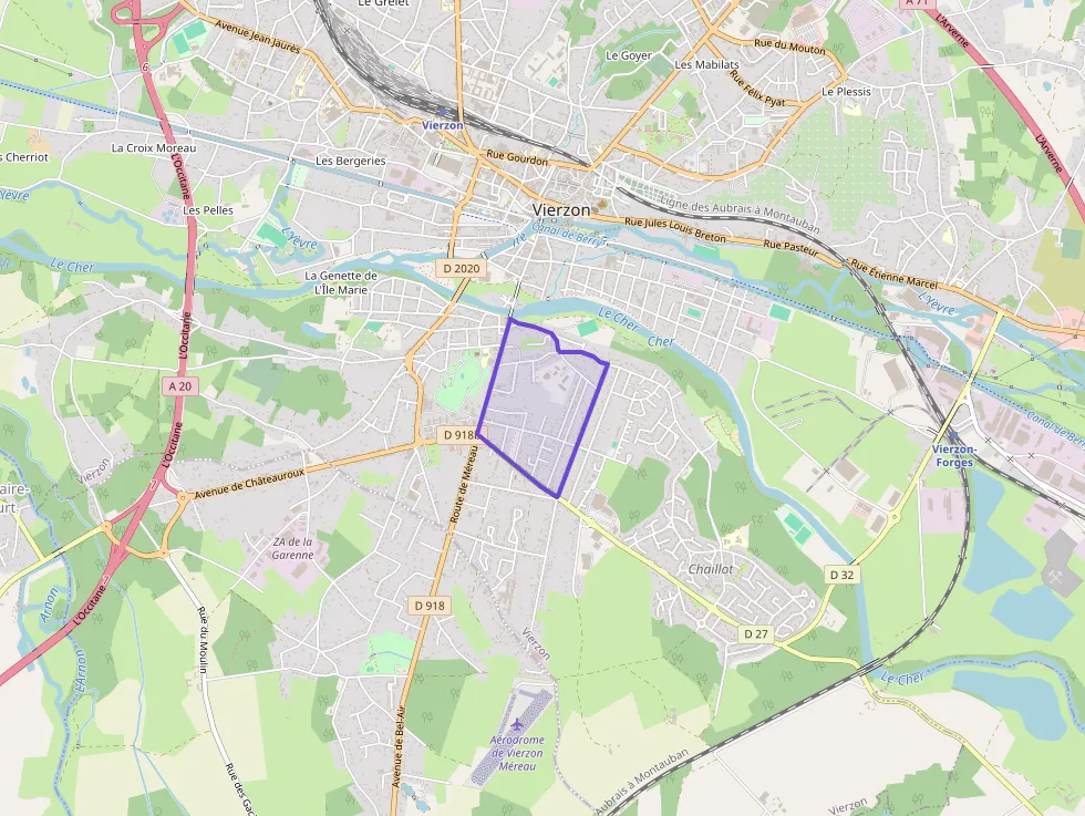 Appartement 60 m² trois pièces à vendre à Vierzon