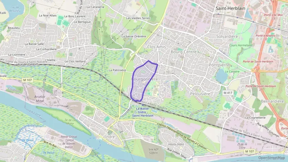 Appartement 73 m² trois pièces à vendre à Saint-Herblain