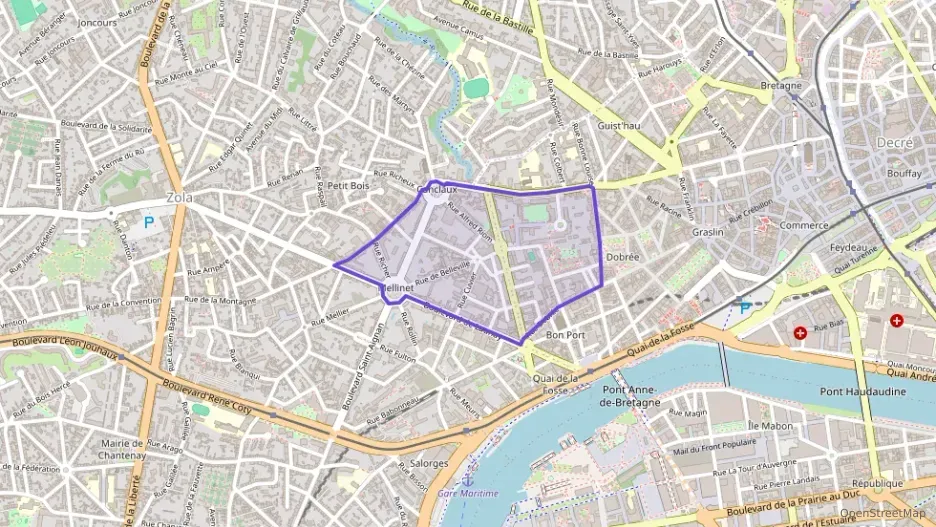 Appartement 45 m² deux pieces à vendre à Nantes