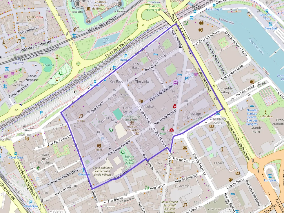 Appartement 23 m² une piece à vendre à Nantes