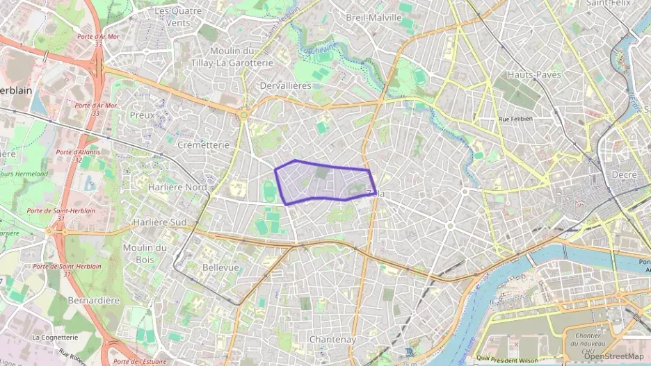 Appartement 40 m² deux pieces à vendre à Nantes