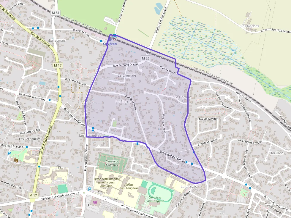 Appartement 45 m² deux pieces à vendre à Couëron