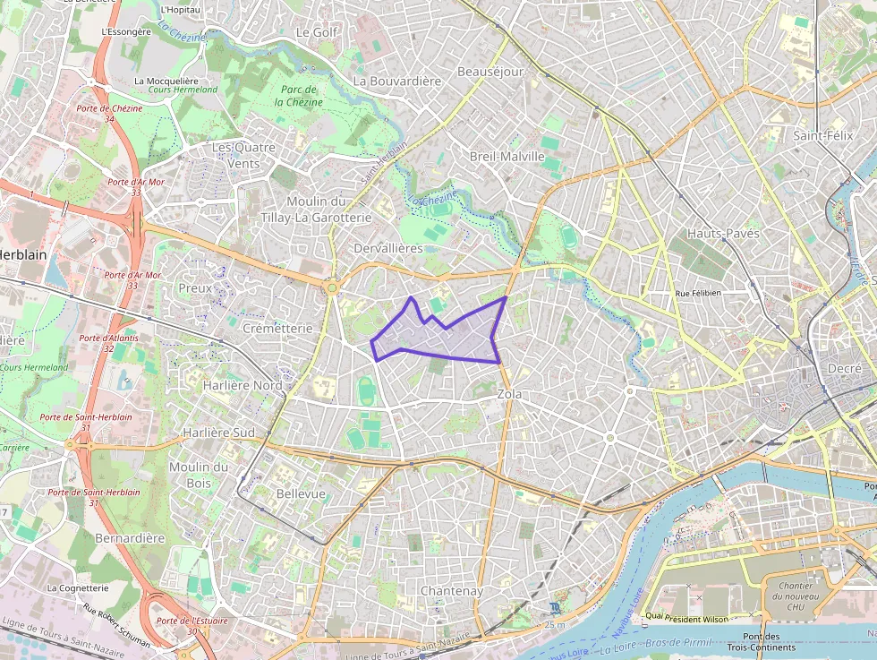 Appartement 89 m² 5 pièces à vendre à Nantes