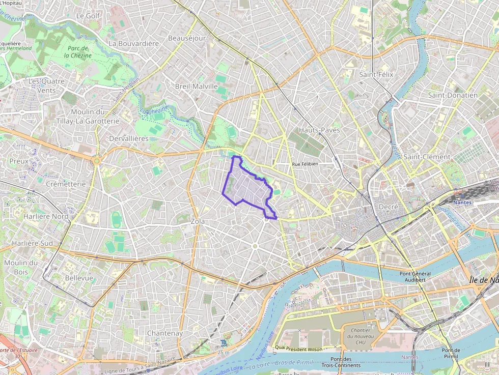 Appartement 19 m² une piece à vendre à Nantes