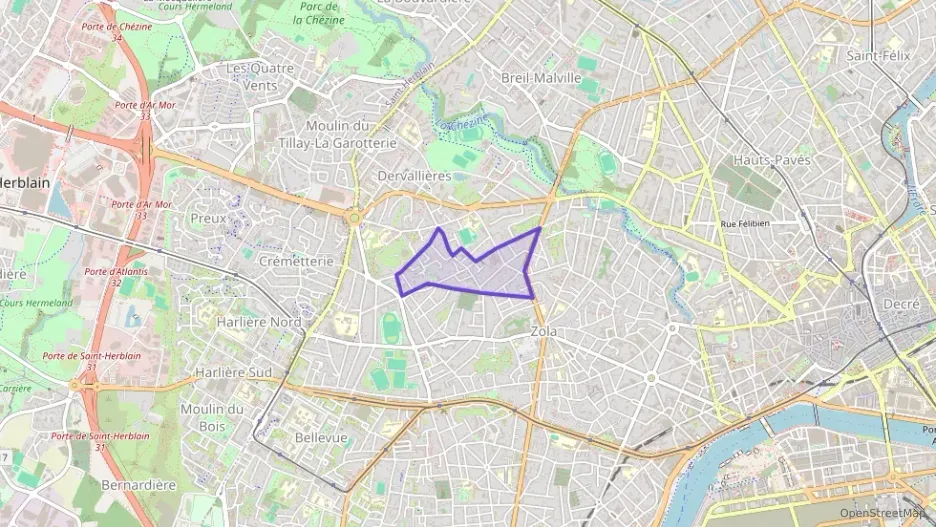 Appartement 100 m² quatre pièces à vendre à Nantes