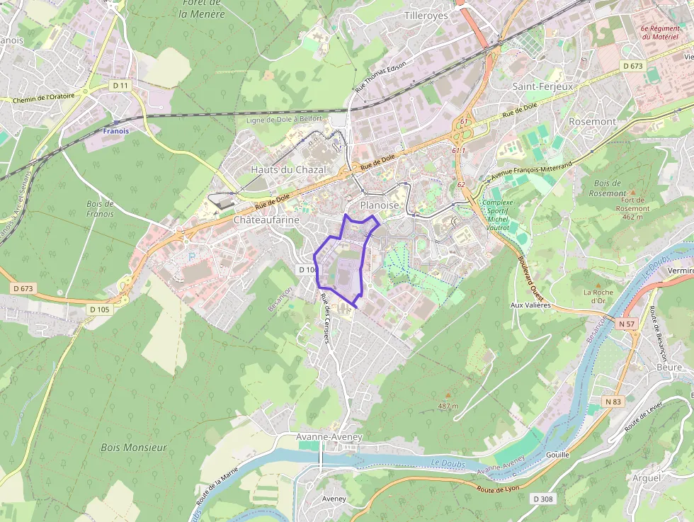 Appartement 73 m² quatre pièces à vendre à Besançon