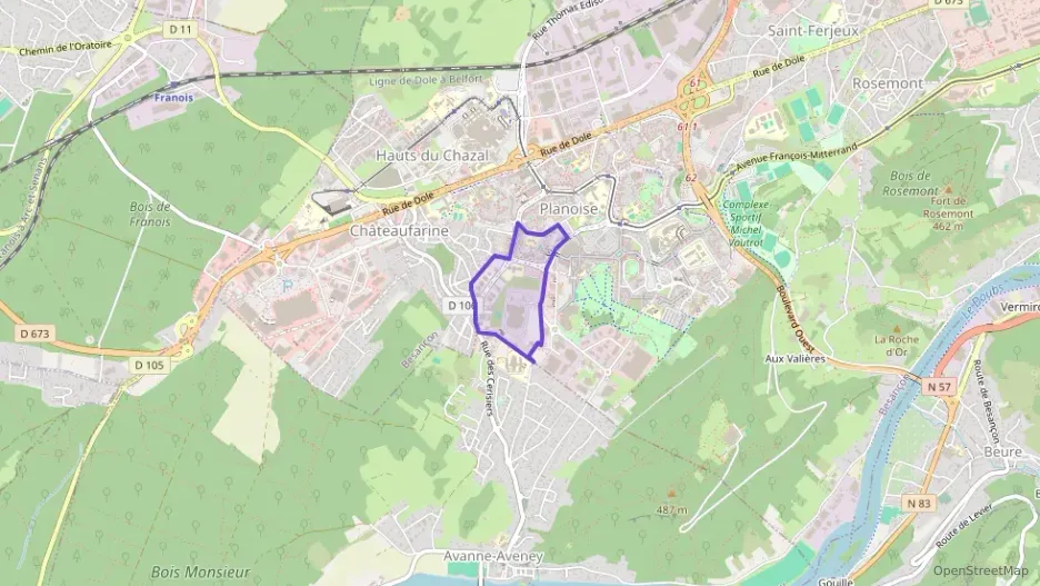 Appartement 73 m² quatre pièces à vendre à Besançon